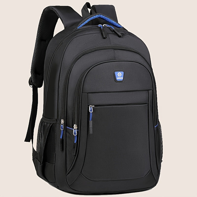 Zipper Random, Large Capacity Outdoor Hiking Backpack Camping Bag for Men's Casual Backpack, Fits 17-inch Laptop, Durable School Backpack with Multiple Compartments, Multi-layer Design, Spine Protection Backpack, Height 48cm