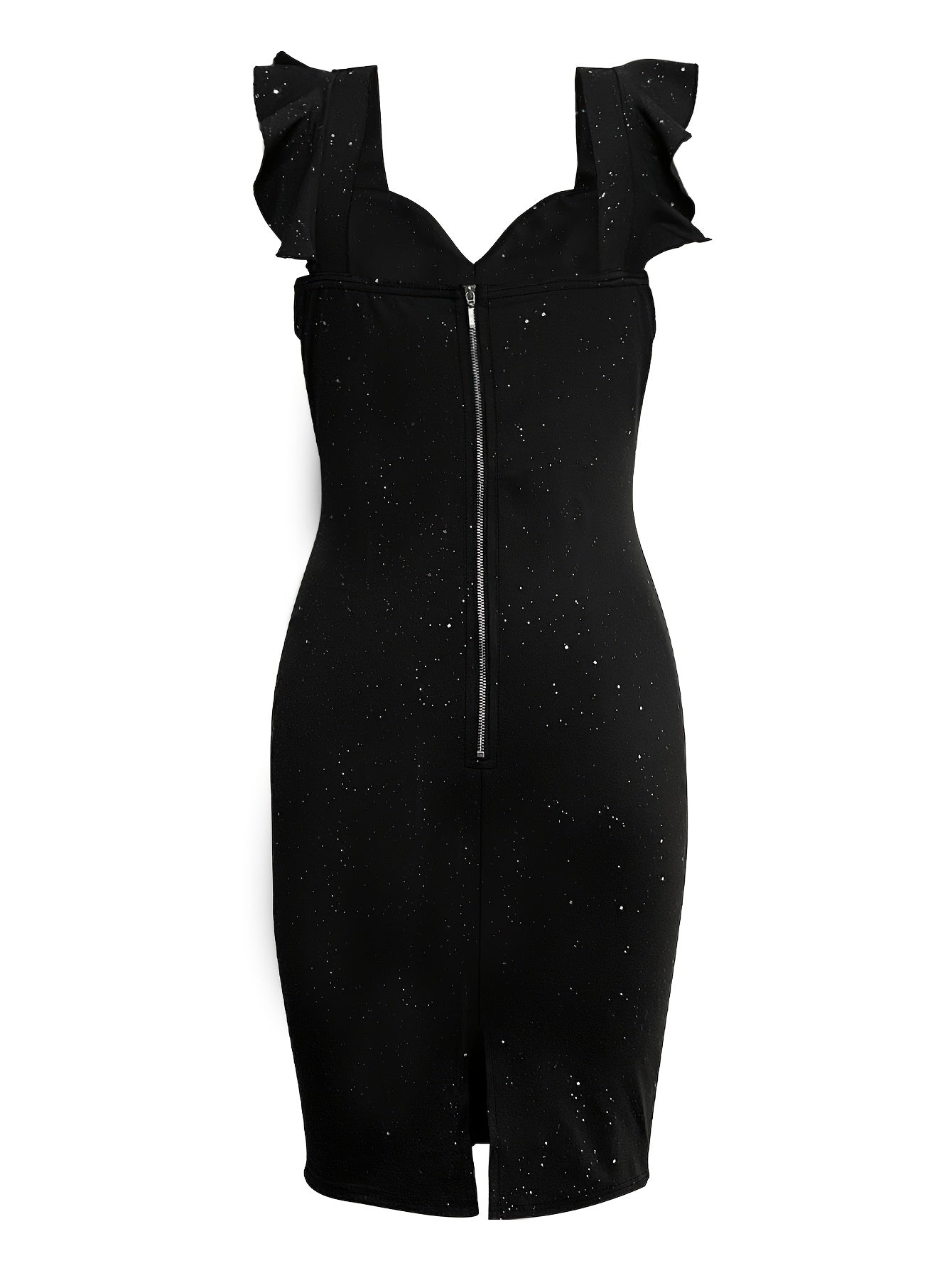 Women's Fashion Slim Fit Slit Zipper Dress