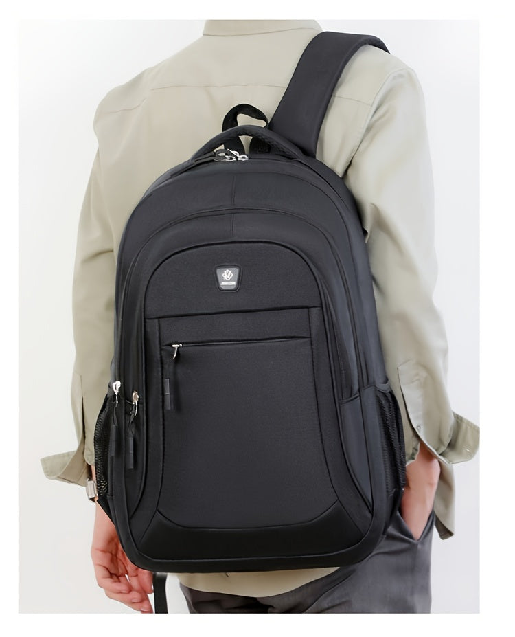 Zipper Random, Large Capacity Outdoor Hiking Backpack Camping Bag for Men's Casual Backpack, Fits 17-inch Laptop, Durable School Backpack with Multiple Compartments, Multi-layer Design, Spine Protection Backpack, Height 48cm