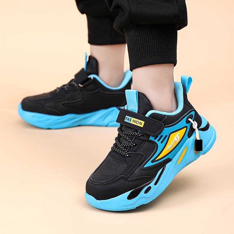 Boys' Athletic Shoes, Stylish Kids' Sneakers, Versatile Fashion Running Shoes for Boys, Perfect for Autumn And Winter School Running.