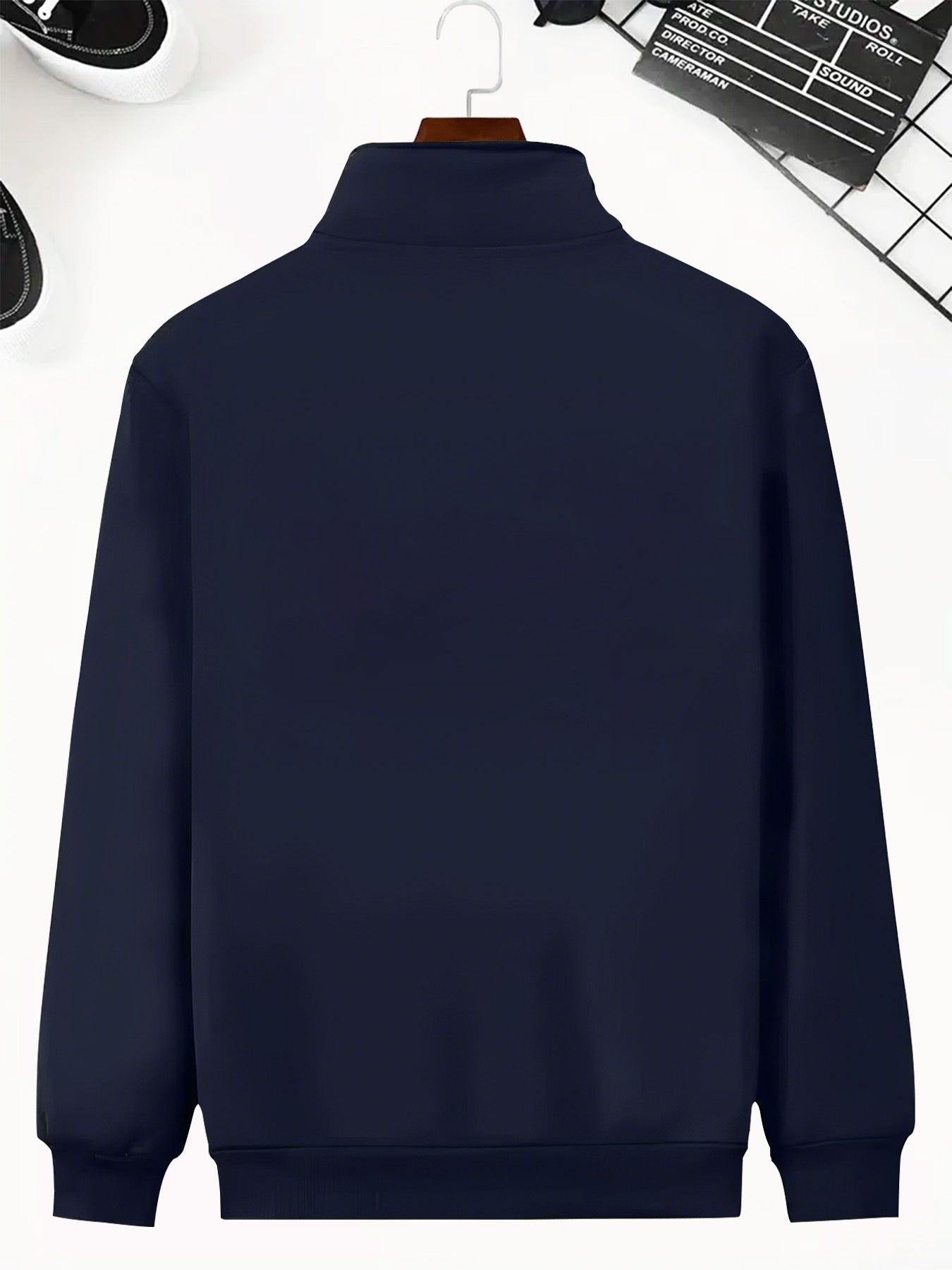 Men's New Fresh and Stylish "Calvin" Print Jacket Set, Autumn-Winter Sporty Comfortable Trendy Versatile Two-Piece Outfit
