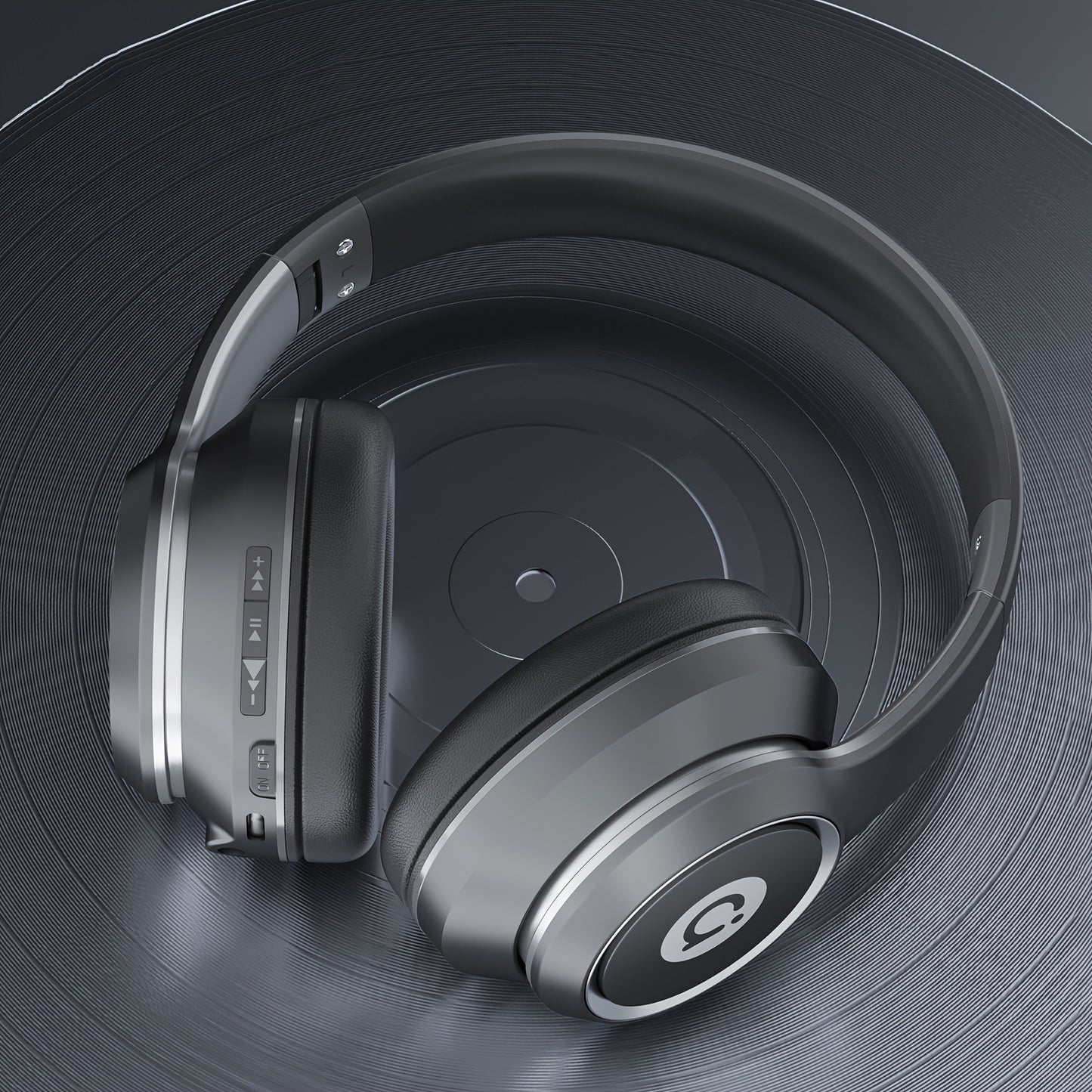ASUS over-ear wireless headphones with microphone, foldable, long battery life, includes 3.5mm audio cable for PC connection, wireless compatibility with Android and iOS.