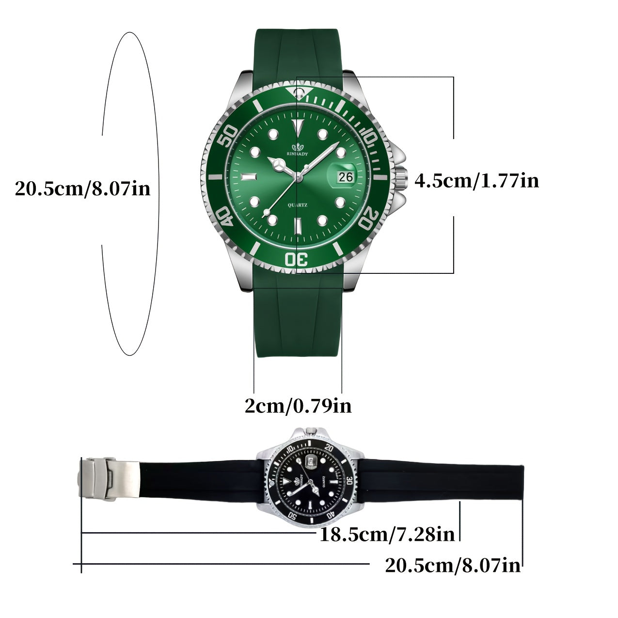 Men'S Square Dial Alloy Watch - Stylish & Durable Silicone Strap, Quartz Movement, Pointer Display, Date Feature, Ideal for Business Casual, Battery Powered (Non-Rechargeable), Everyday Watch|Stylized Dial Design|Durable Cons