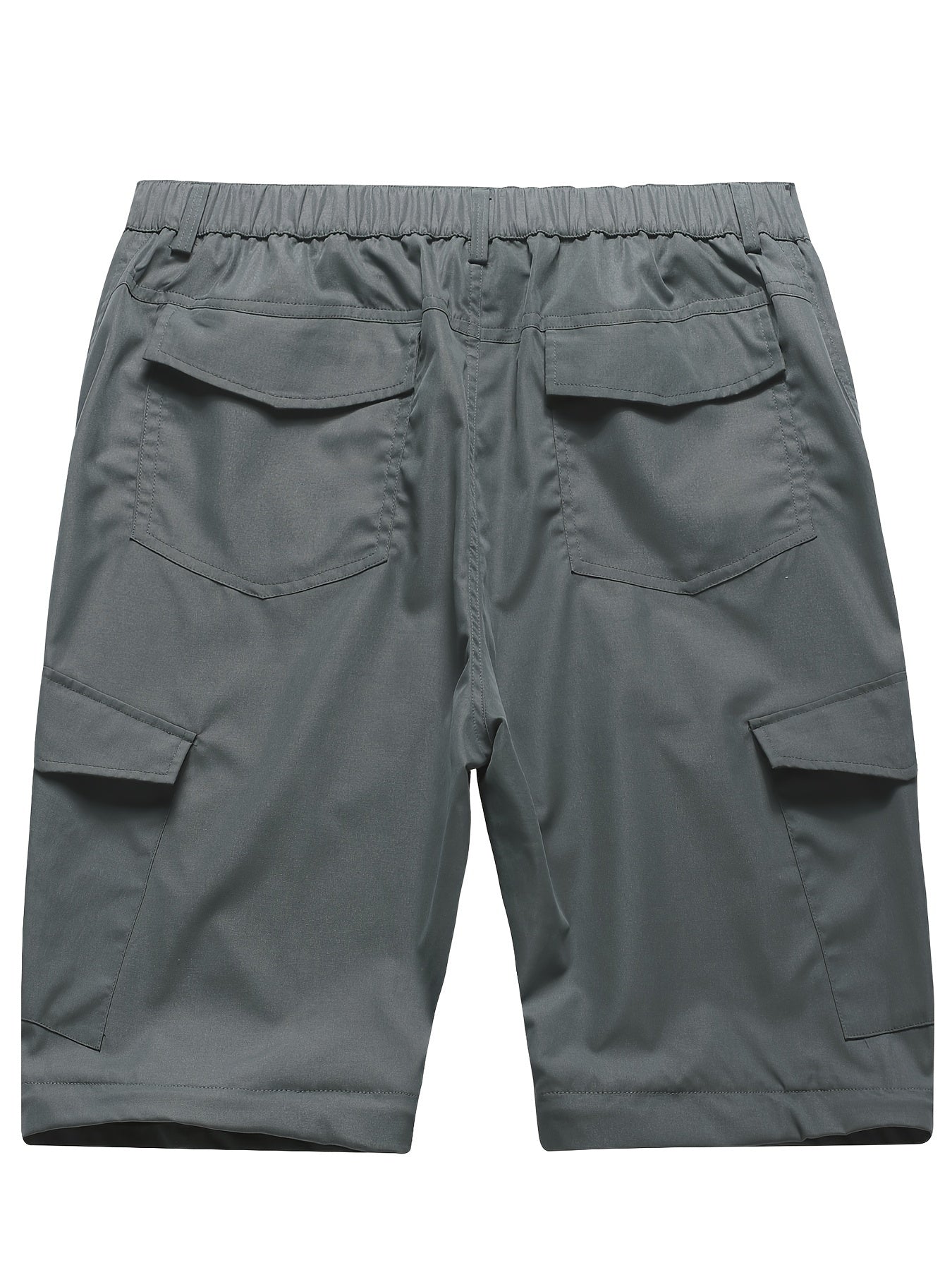 Men's Convertible Hiking Pants - Durable, Zip-Off Cargo Trousers for Fishing & Running, Casual Outdoor Wear with Pockets