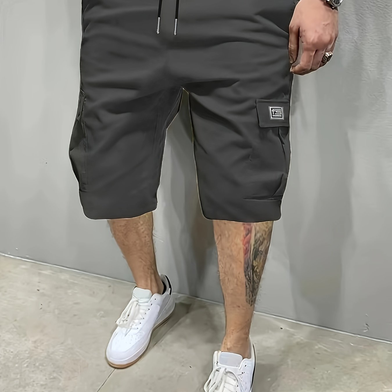 Men's Cargo Shorts Pants Outdoor Hiking Multi-Pocket Utility Shorts, Casual Style, For Summer Hiking Cycling