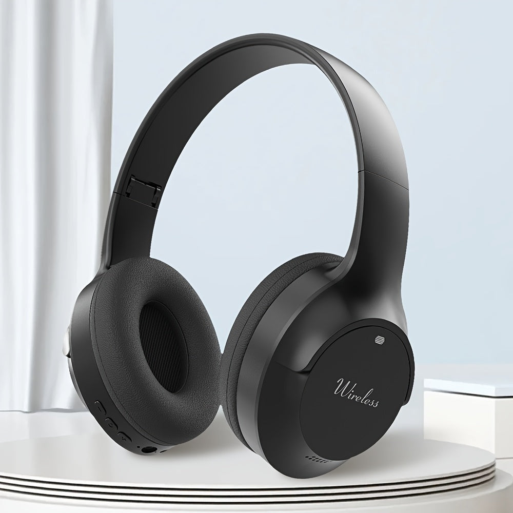 Retro Headphones Wireless Over-Ear Foldable Gaming Headset for Casual Running Video Calls Voice HIFI Earbuds