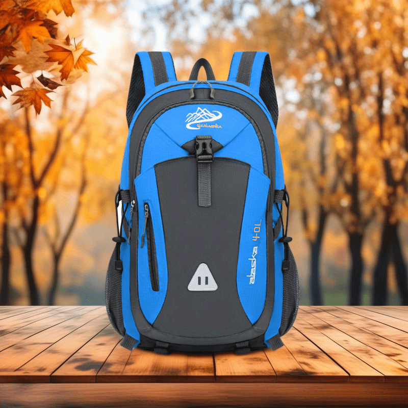 35L Large Capacity Hiking Backpack - Durable Polyester, Adjustable Shoulder Straps, Multiple Compartments for Camping, Travel & Outdoor Adventures - Ideal Gift for Hikers, Backpacking Gear