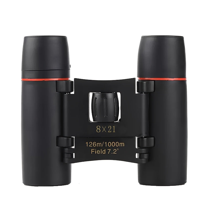 Mini Binoculars 8x21 HD Compact Folding Telescope for Birdwatching, Travelling, Hiking, Sightseeing, Outdoor, Adults Gift for Thanksgiving day, Christmas. Xmas, Halloween