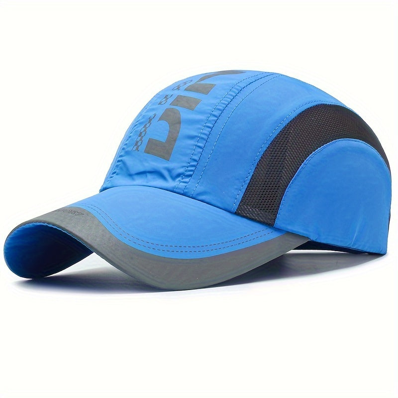 New Summer Quick-Dry Baseball Cap Unisex Youth Fashion Outdoor Sports Sun Protection Breathable Mesh Hat Sunshade Truck Hat