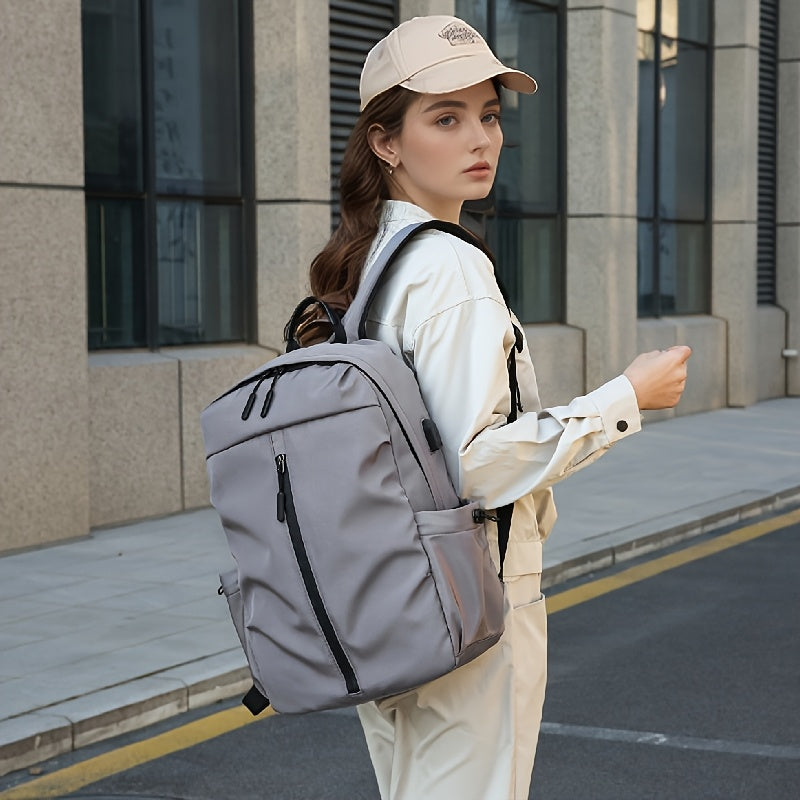 TMOOS Lightweight Large Capacity Backpack - Heavy-Duty Oxford Fabric Travel, Gym, Hiking, Laptop Backpack with Multiple Compartments, Padded Shoulder Straps - Convertible Crossbody Bag for Men, Women, Students, Professionals