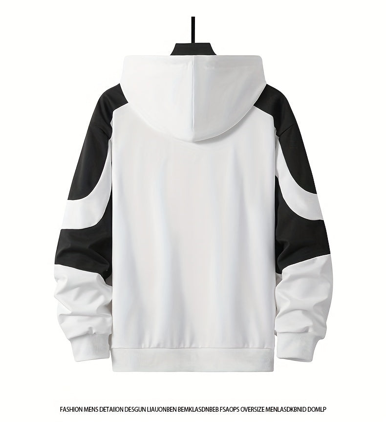Men's Hooded Sweatshirt Set - 2024 New Autumn Casual Sporty Long Sleeve Outfit for Men