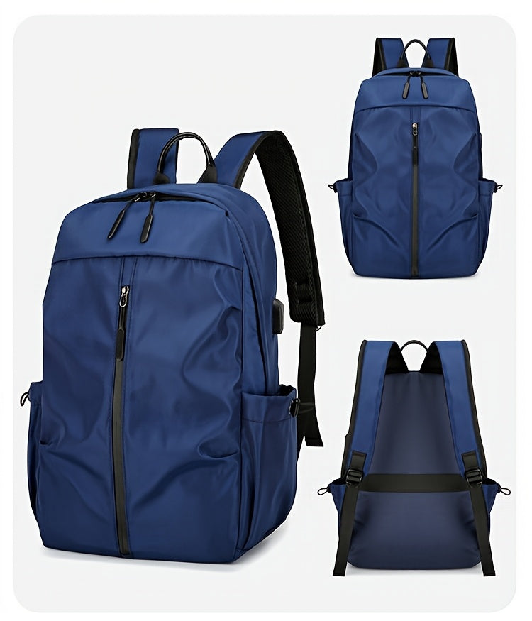 TMOOS Lightweight Large Capacity Backpack - Heavy-Duty Oxford Fabric Travel, Gym, Hiking, Laptop Backpack with Multiple Compartments, Padded Shoulder Straps - Convertible Crossbody Bag for Men, Women, Students, Professionals