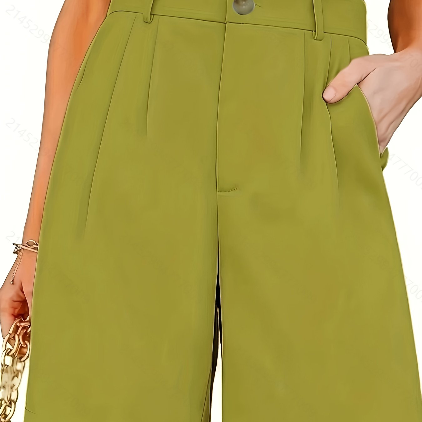 Elegant High-Waisted Summer Shorts for Women