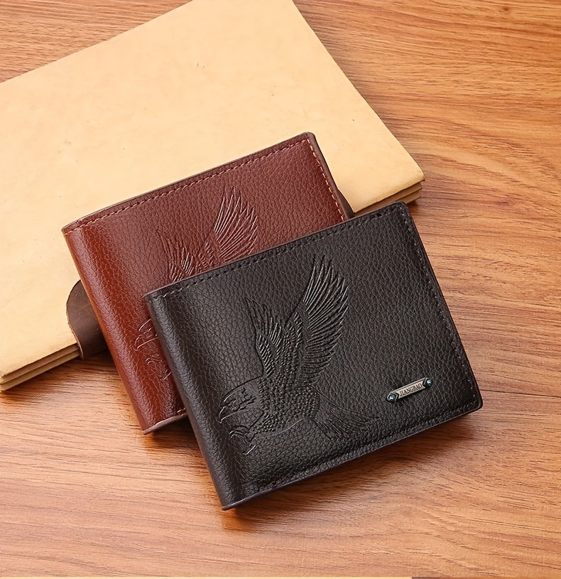 New Men's wallet with multiple card slots, fashionable business short wallet directly supplied by JIANGBAO factory