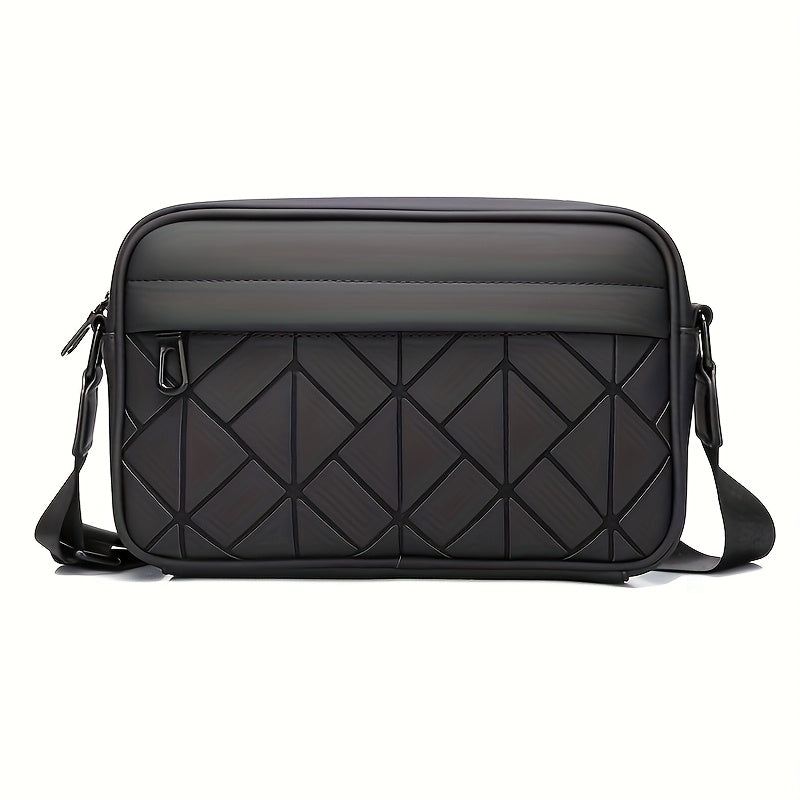 Men's Crossbody Bag with Adjustable Strap - Sleek Minimalist Purse, Spacious Interior for Everyday Commute, Formal & Casual Outings - Durable Crossbody Backpack for Men