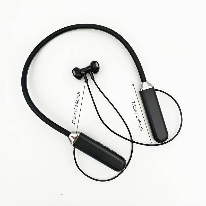 New Wireless Earbuds with Long Battery Life, Wireless 5.0, USB-C Charging, Ergonomic In-Ear Design & Built-in Mic for Gaming, Tablets, Smartphones - Sleek Black, Earbuds Wireless, Tech Accessories, Sleek Earbuds, Glossy Finis