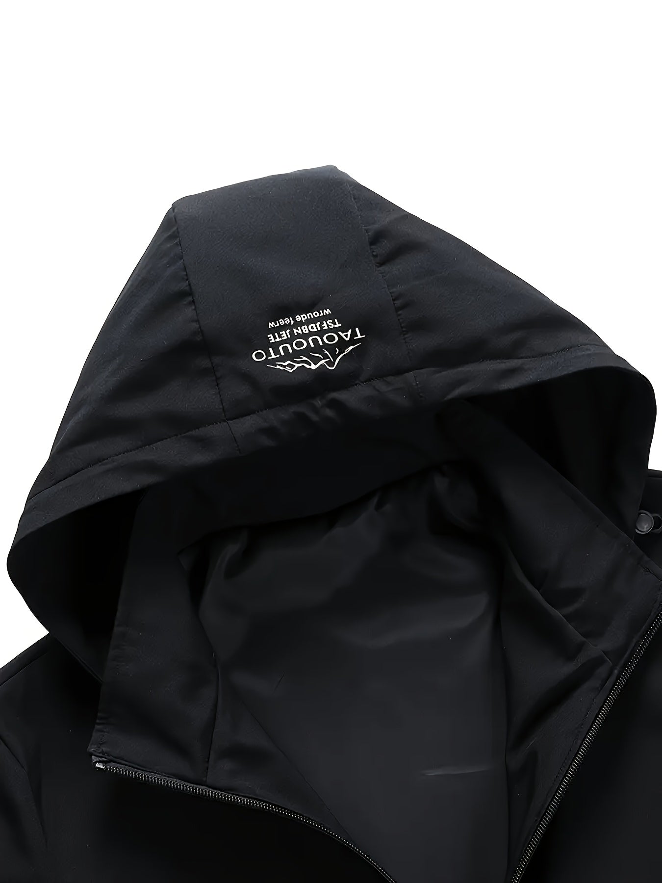 2pcs Men's Sporty Casual Jacket and Stretch Jogger Set, Spring/Autumn Fashion Hooded Jacket with Zipper Pockets, Windproof Outerwear and Black Stretch Joggers, Perfect for Outdoor Activities and Leisure Wear