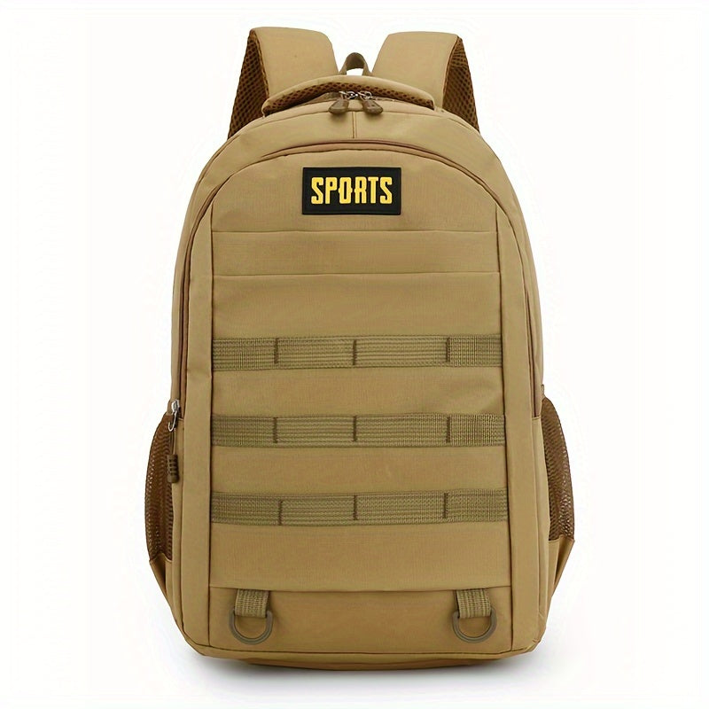 Sleek Urban, Men's Versatile Backpack for Travel, Camping & Cycling - Large Capacity, Business Laptop Compartment, Durable Nylon