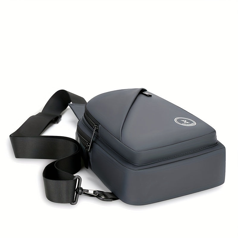 Men'S Chest Bag with Large Capacity, Stylish Crossbody Bag That Allows for Versatile Carrying Options, Perfect for Outdoor Sports And Travel.