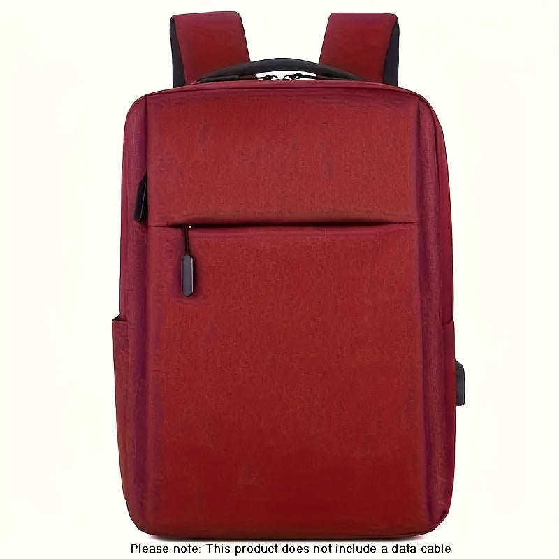 Durable Oxford Fabric Backpack with Adjustable Straps, Multiple Compartments & USB Charging Port - Ideal for Travel, Business, Hiking & Outdoor Adventures, Backpack for Travel
