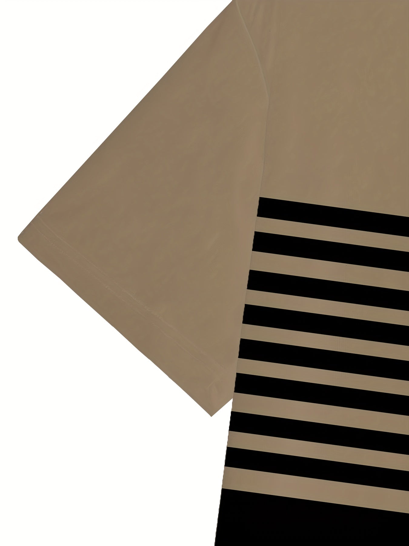 Stylish Men'S Top, a Short-Sleeve T-Shirt with Vibrant 3D Print Striped Patchwork And a Round Neck, Perfect for Summer Street Fashion And Casual Sports.