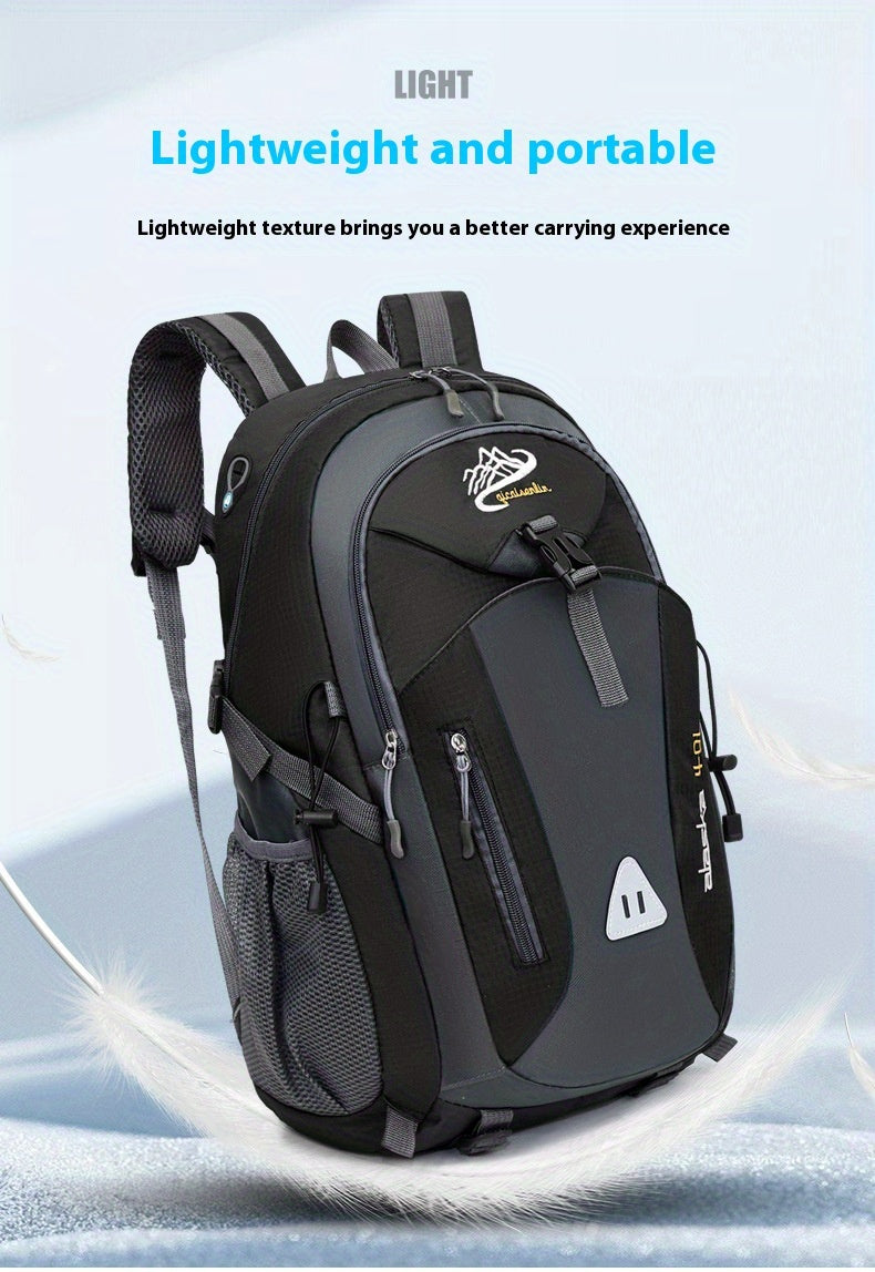 35L Large Capacity Hiking Backpack - Durable Polyester, Adjustable Shoulder Straps, Multiple Compartments for Camping, Travel & Outdoor Adventures - Ideal Gift for Hikers, Backpacking Gear