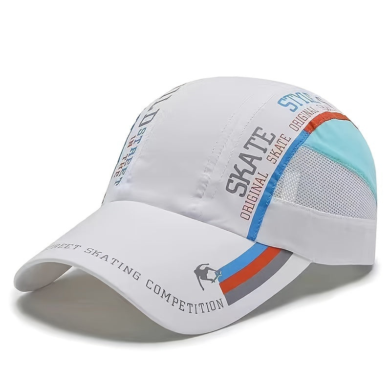 Summer Baseball Cap for Outdoor Sun Protection, Breathable And Quick-Drying, Suitable for Both Men And Women, Ideal for Sports, Travel, And Hiking, with a Thin Design.