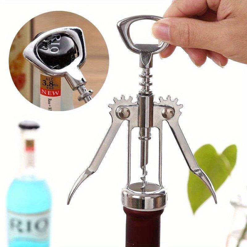 1pc, Multifunctional Red Wine Bottle Opener Creative Beer Wine Bottle Opener Wine Labor-Saving Wine Opener Screwdriver
