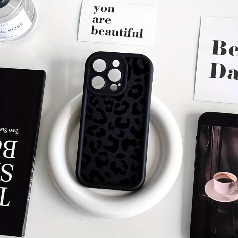 Leopard Painting Case for iPhone 16 15 14 12 11 Pro Max Cover for iPhone 15 14 16 11 12 13 Pro Soft Phone Cases