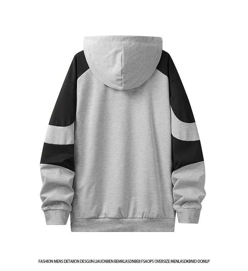 Men's Hooded Sweatshirt Set - 2024 New Autumn Casual Sporty Long Sleeve Outfit for Men