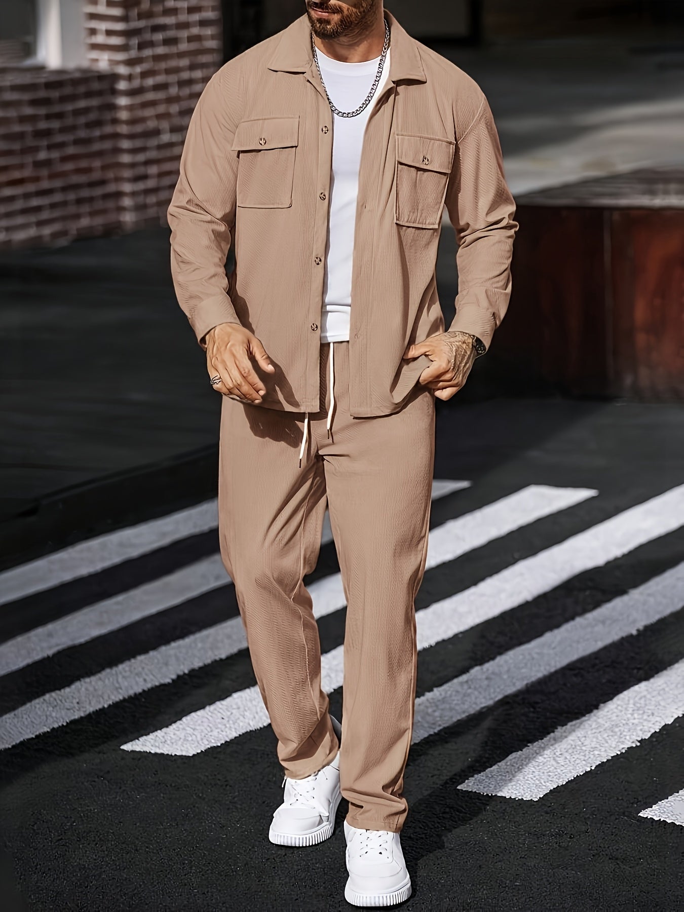Cross-border Men's Casual Sportswear Set