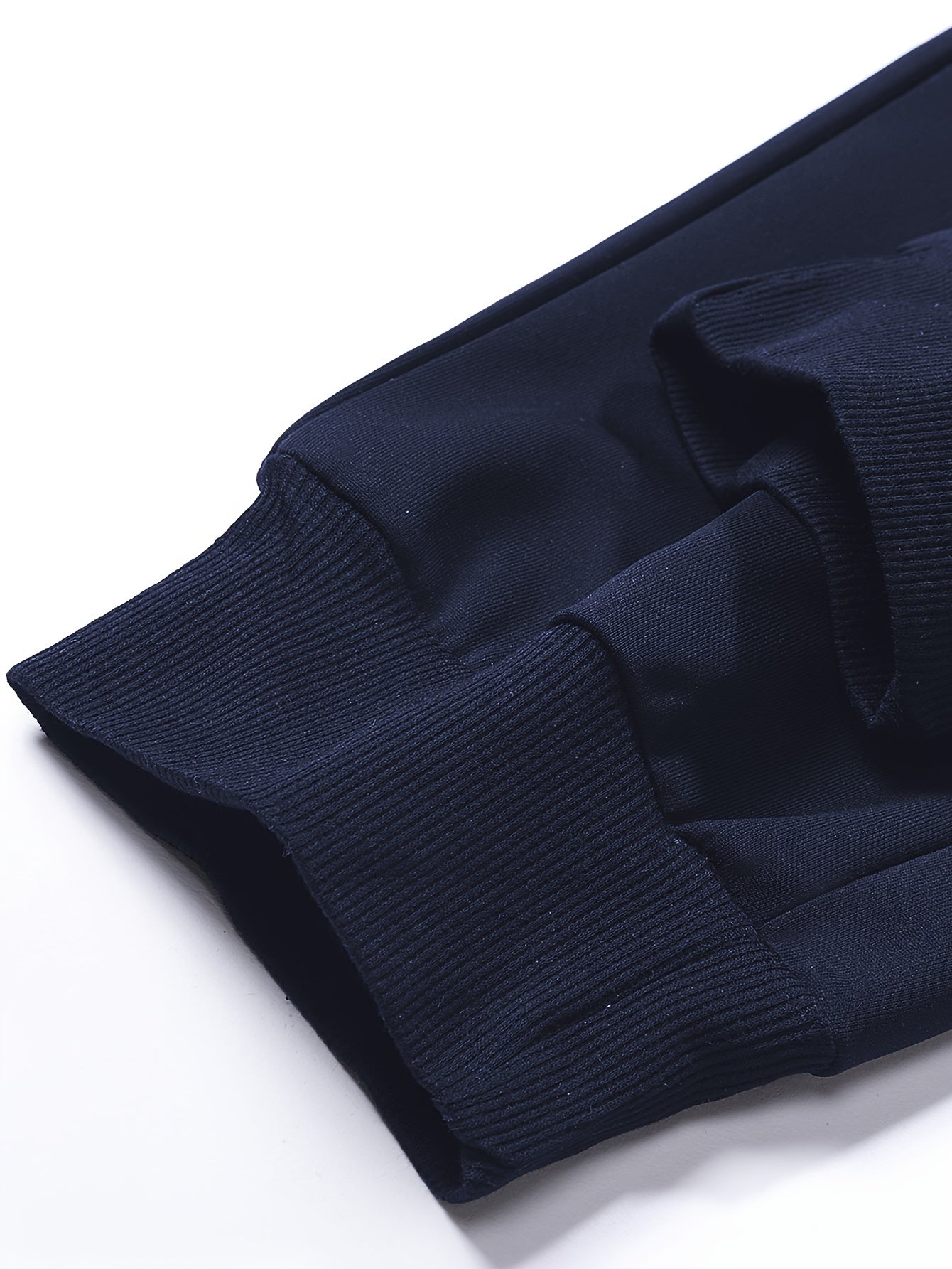 Men's Long Sleeve Hooded Sweatshirt + Threaded Sweatpants Set Spring and Autumn Solid Color Pullover Regular Long Sleeve T-shirt and Pants Belt Drawstring Casual Sports Trousers Two-piece Set