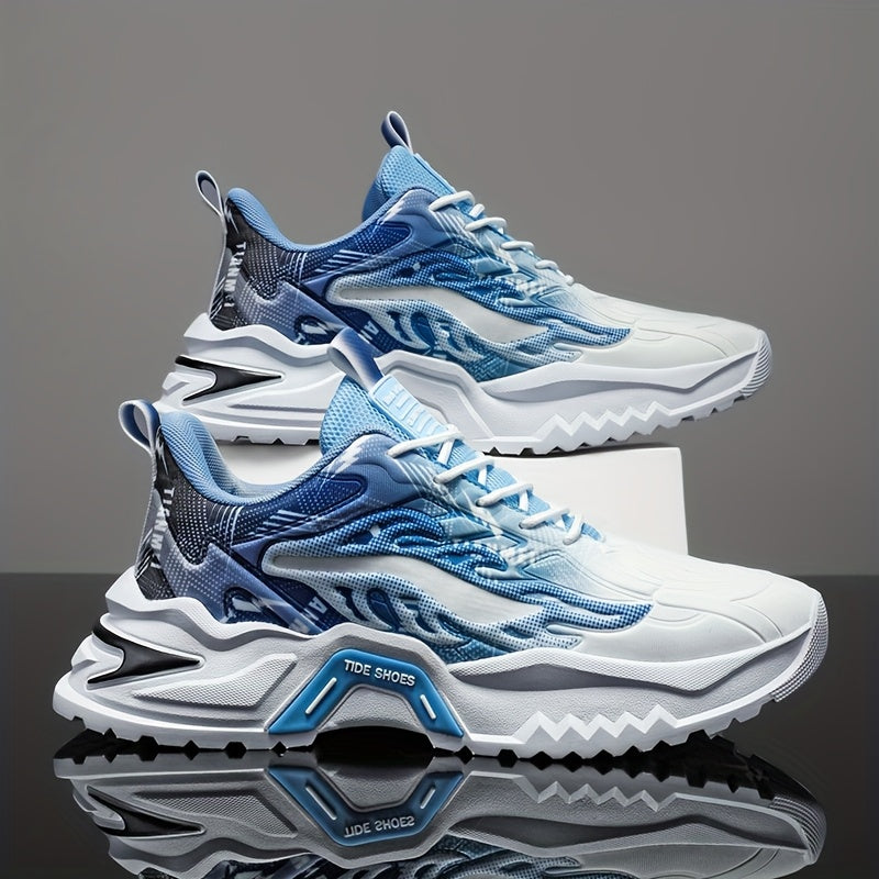 Men's Low-Top Skate Shoes - Breathable PU/Fabric Upper, EVA Cushioned Insole & Durable PVC Sole - Lace-Up Design with Letter Print/Stripes/Solid Colors for Urban Streetwear & Casual Wear