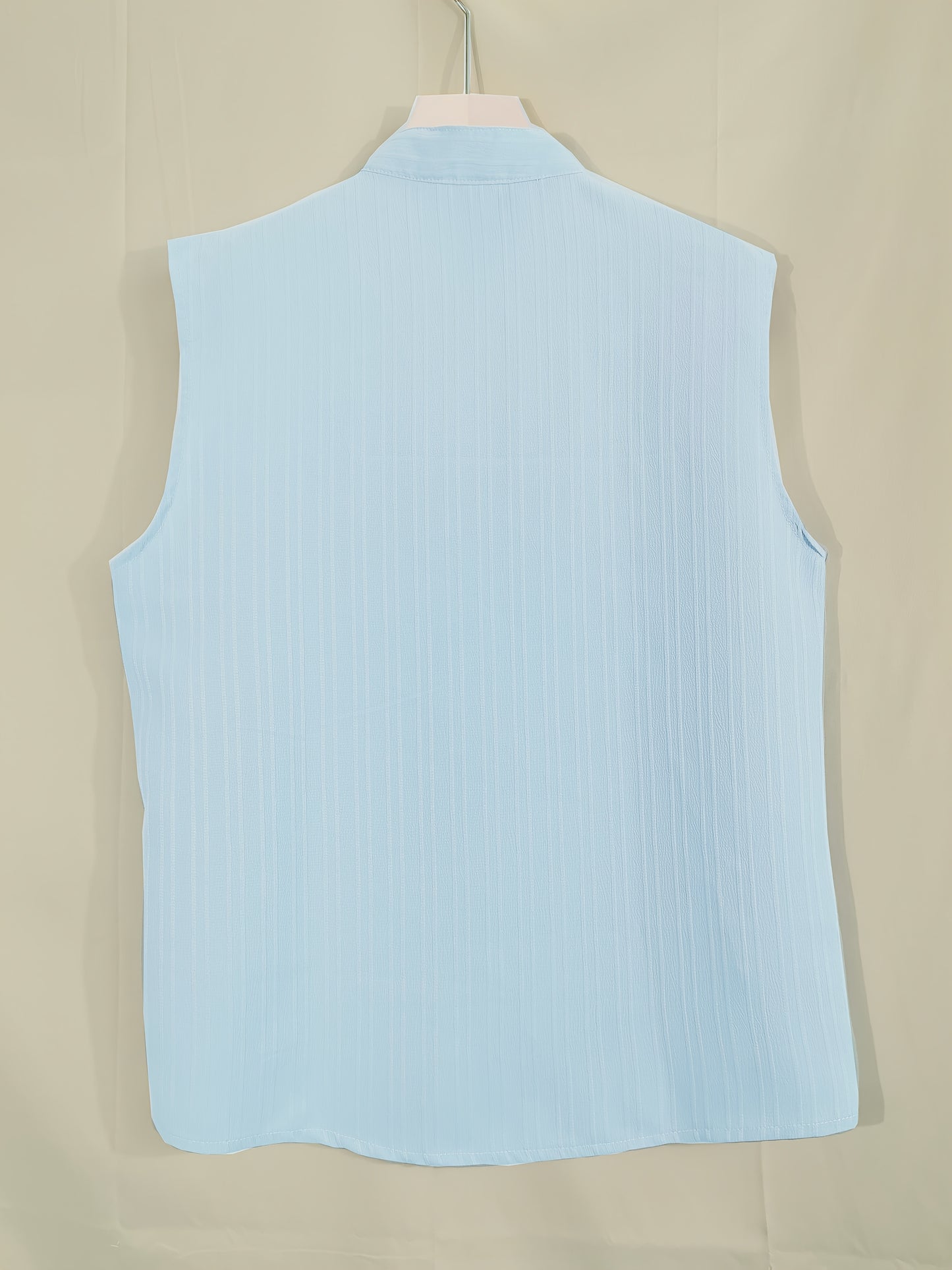 New Summer Men's Shirt Casual Henley Neck Sleeveless Top Shorts Beach Set