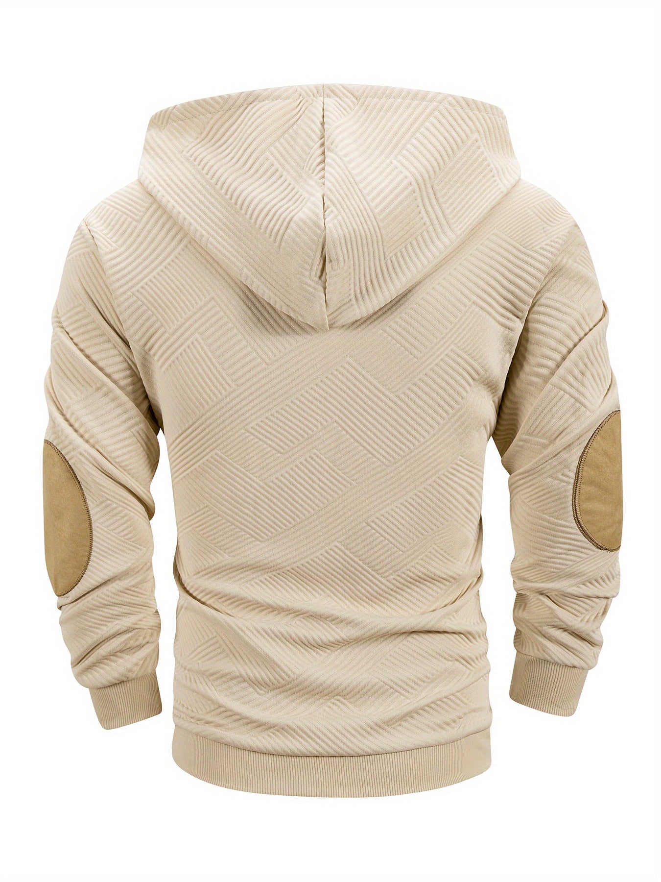 2pcs Autumn New Texture Men's Sportswear Set, Hoodie and Drawstring Pants with Pocket Contrast Design, Lightweight for Outdoor Sports and Casual Wear