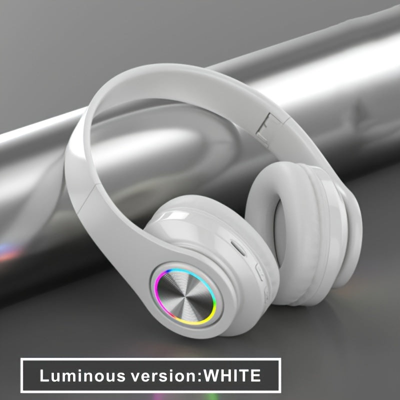 New wireless earphones, comfortable foldable earphones, suitable for tablets/PC/TV/phones/birthdays/Easter travel gifts. Wireless Earphones Folding Soundproofing Earphones, Comfortable Leather Paired with Wireless Earphones.