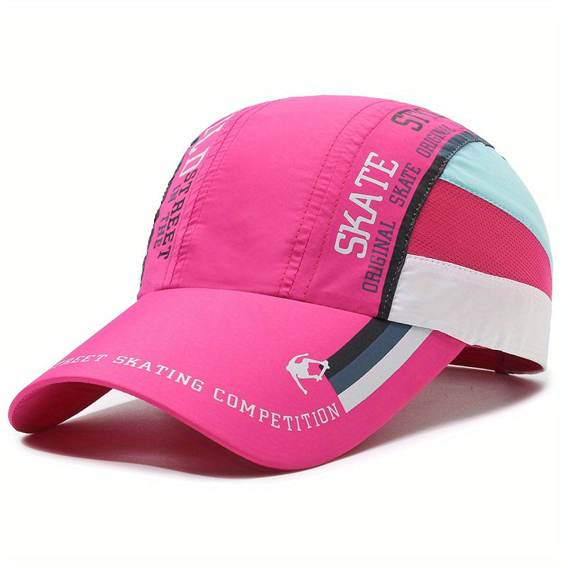 Summer Baseball Cap for Outdoor Sun Protection, Breathable And Quick-Drying, Suitable for Both Men And Women, Ideal for Sports, Travel, And Hiking, with a Thin Design.