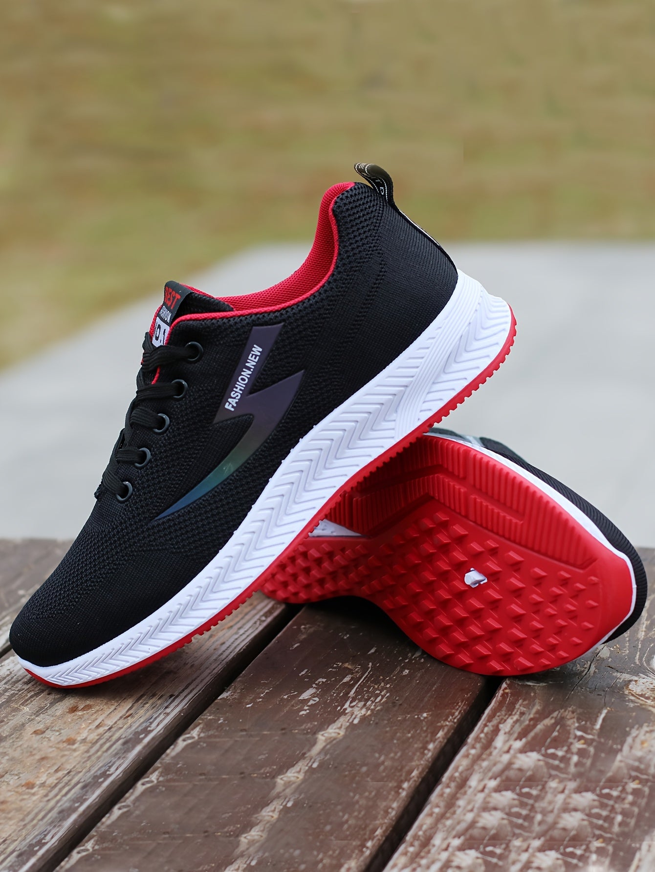 Breathable Men's Athletic Sneakers - Lightweight, Non-Slip Running Shoes with Soft Rubber Sole, Stylish Black Mesh Design for All Seasons, Casual & Sporty Wear, Allseason Footwear, Modern Streetwear, Comfortable Fabric Insole
