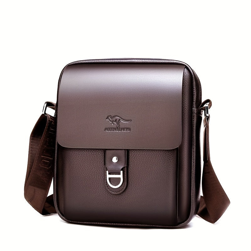New Men'S Shoulder Bag Made of Genuine, Stylish Crossbody Bag, Casual Backpack for Men, Multifunctional Hanging Bag.