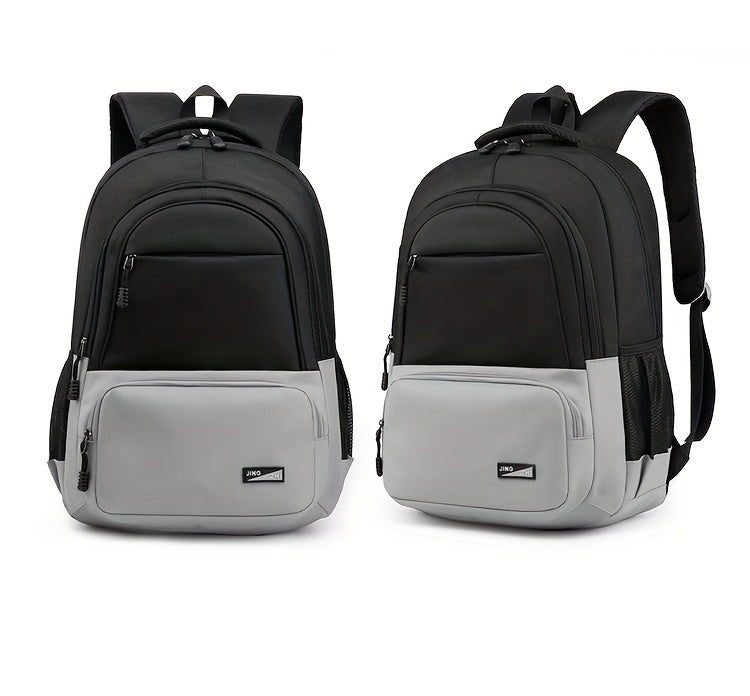 Durable Oxford Fabric Backpack - Spacious, Breathable, Adjustable Strap, Laptop Compartment, Ideal for Hiking, Camping, Travel, School & Work - High 46cm, Long 32cm, Thick 19cm, School Backpack | Adjustable Strap Backpack | D