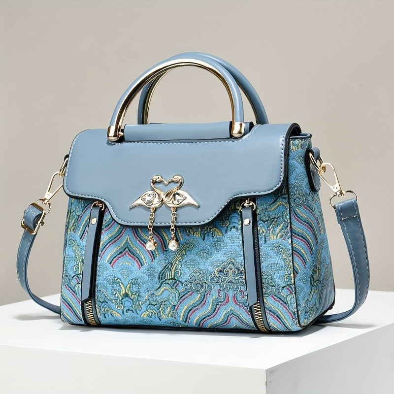 Mother's Day Gift for Mom Bag New Arrival Handbag Vintage Shoulder Crossbody Square Easter Bag