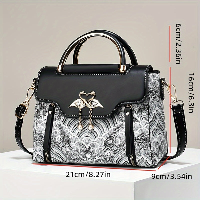 Mother's Day Gift for Mom Bag New Arrival Handbag Vintage Shoulder Crossbody Square Easter Bag