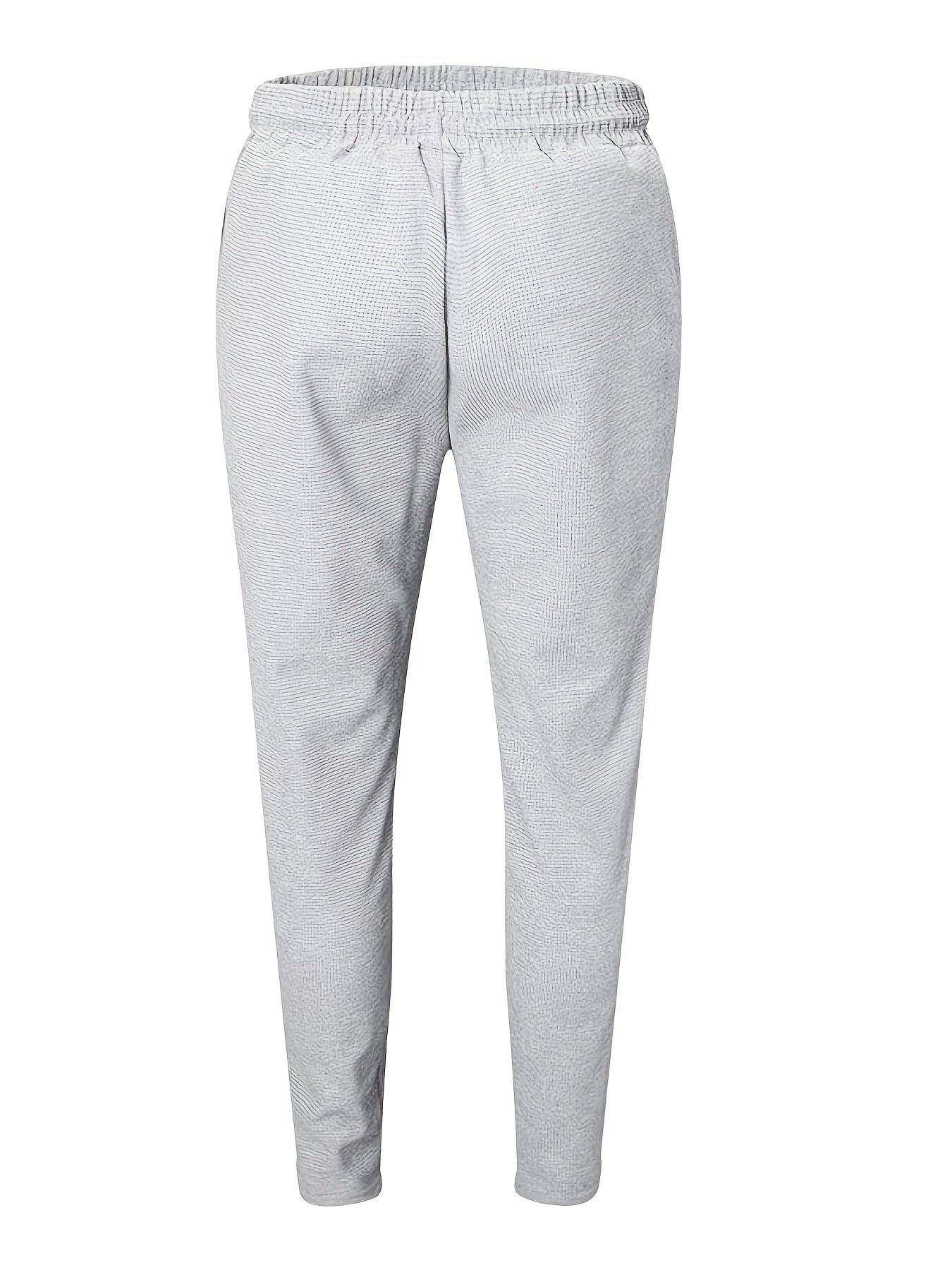 New Long Sleeve Buttoned Hooded Jacket and Rope Pants Set for Spring and Autumn, Waffle Solid Classic Men's Sports 2pcs Sports Suit - Sports Suit for Outdoor Sports Enthusiasts, Breathable and Comfortable