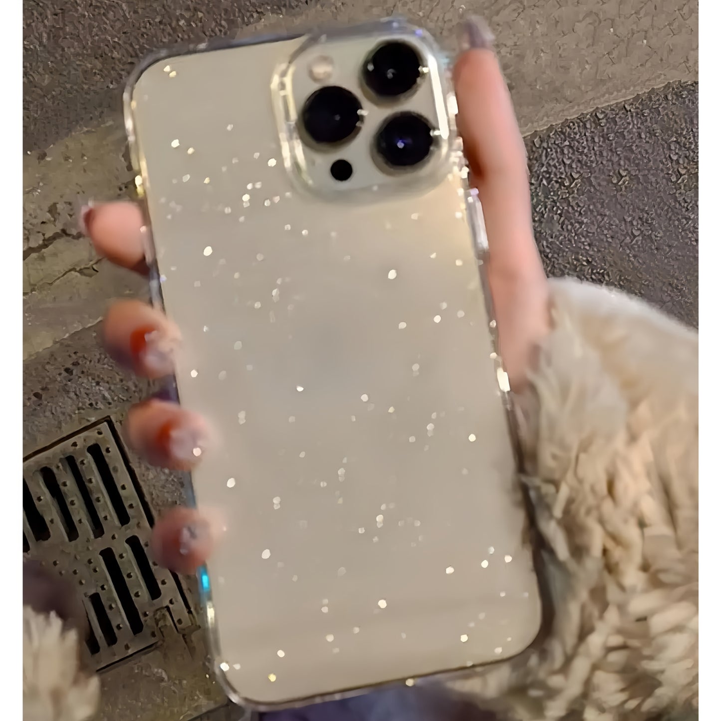 2025 New Luxury Bling Glitter Clear Phone Case for iPhone 16 15 14 13 12 11 Pro Max X XR XS Plus Shockproof Transparent Soft Cover