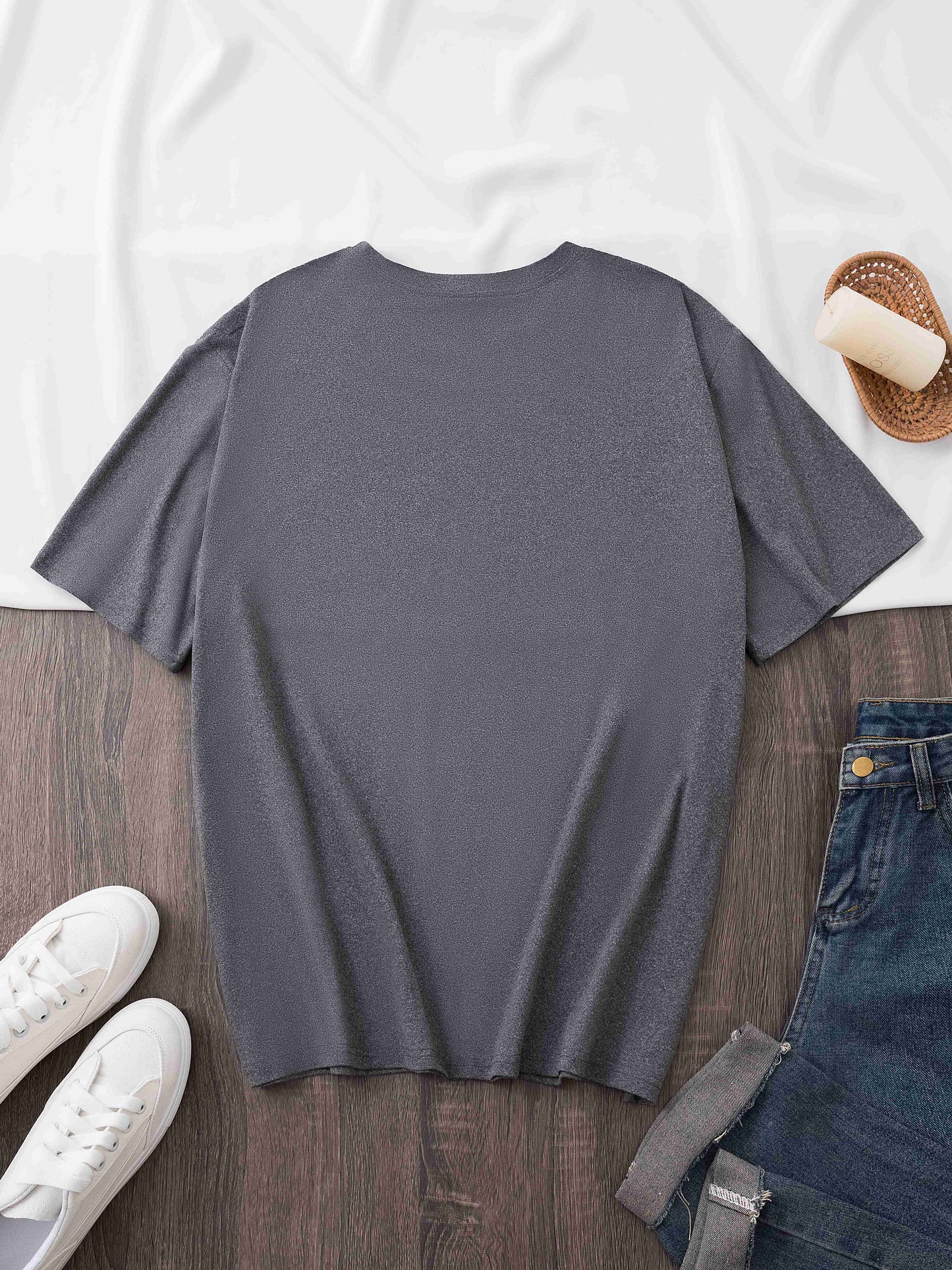 Summer Women'S Front Printed Short-Sleeved T-Shirt, Comfortable And Breathable Fabric, Casual And Sporty Style, Suitable for Spring And Summer