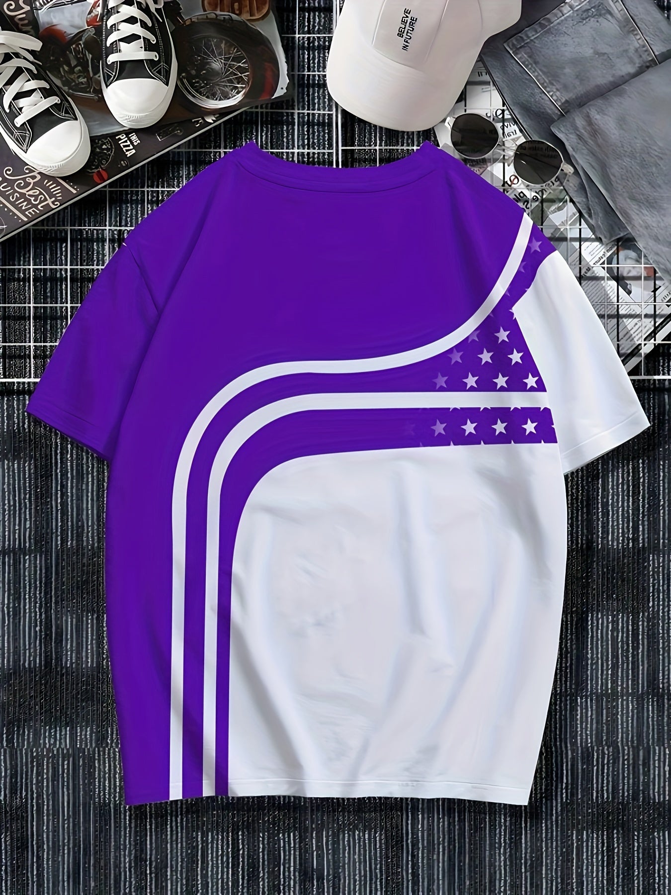 Men's Fashion Casual Round Neck T-shirt