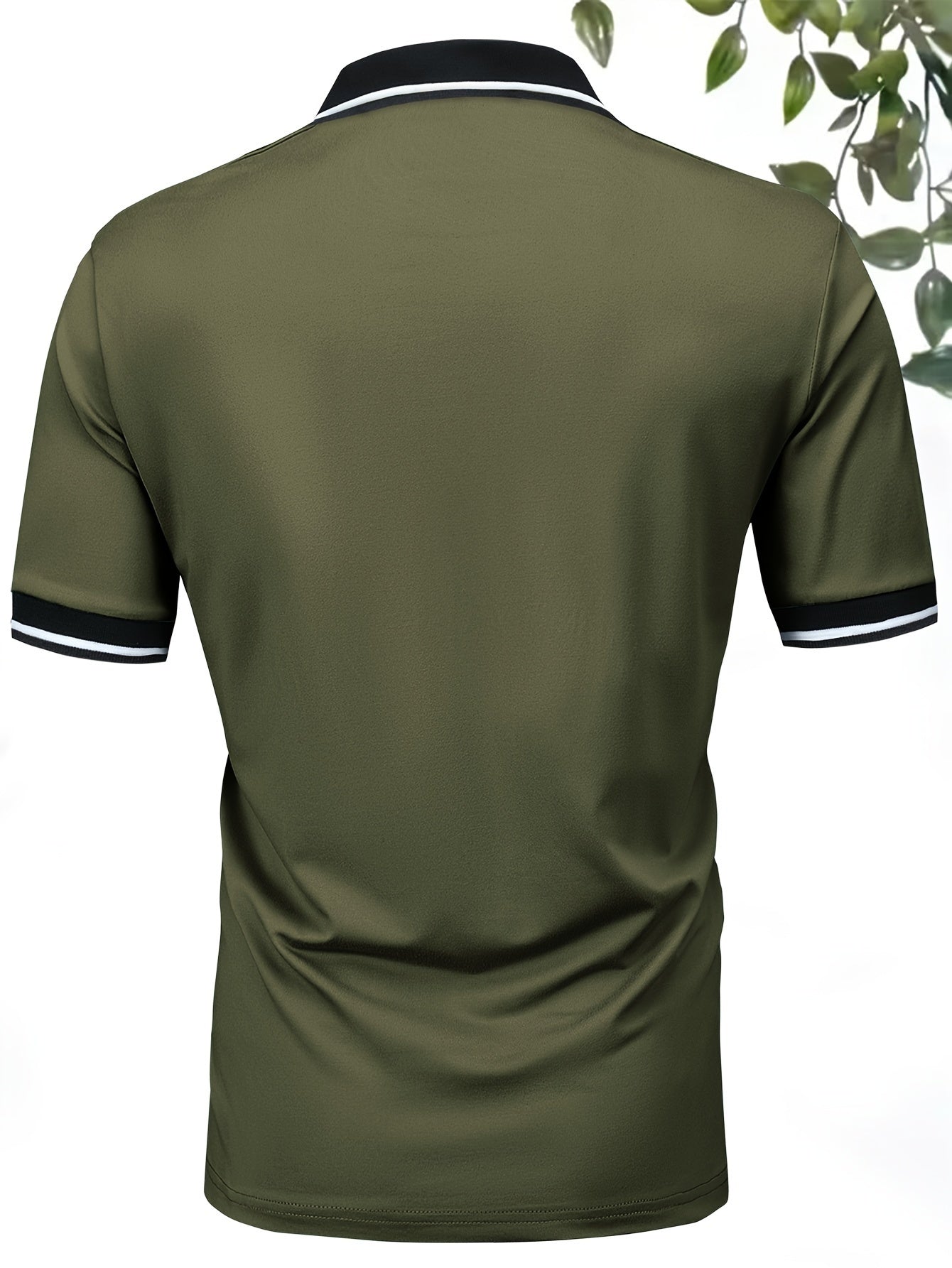3Pcs Breathable Regular Fit Golf Shirt, Men's Casual V-Neck T-Shirt Short Sleeve For Summer, Men's Clothing