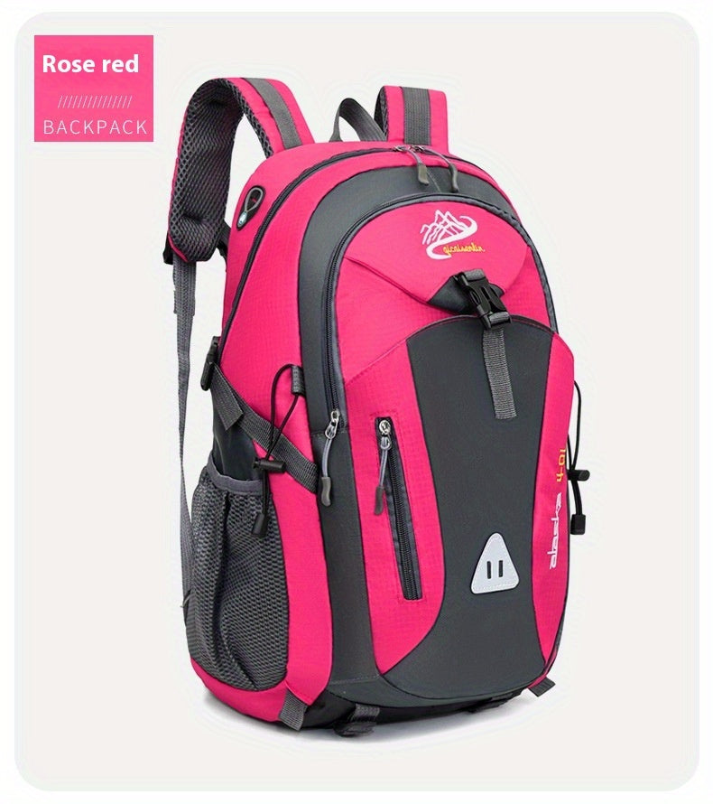 35L Large Capacity Hiking Backpack - Durable Polyester, Adjustable Shoulder Straps, Multiple Compartments for Camping, Travel & Outdoor Adventures - Ideal Gift for Hikers, Backpacking Gear
