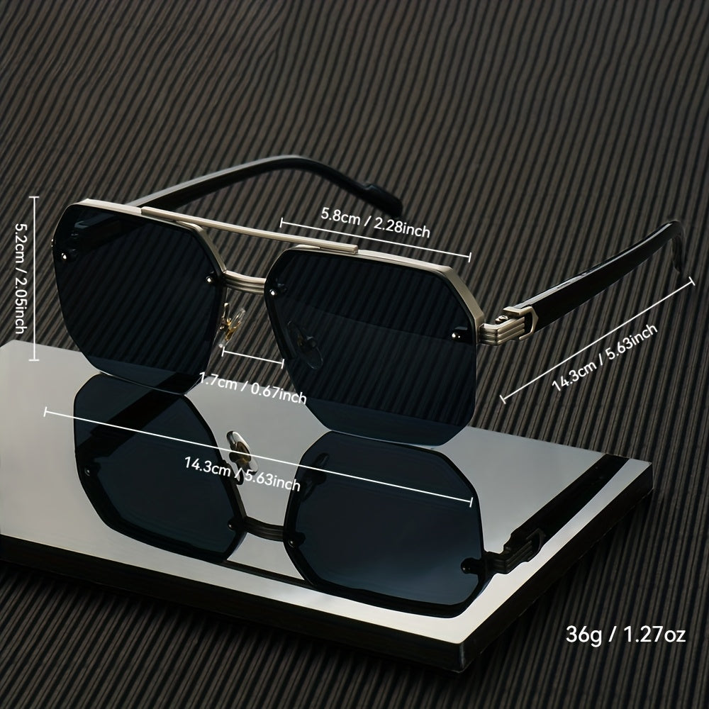 Unisex Retro Metal Frame Fashion Glasses with Gradient Lenses - Classic Round Frame, Lightweight & Durable for Daily Wear, Parties, Gift Giving