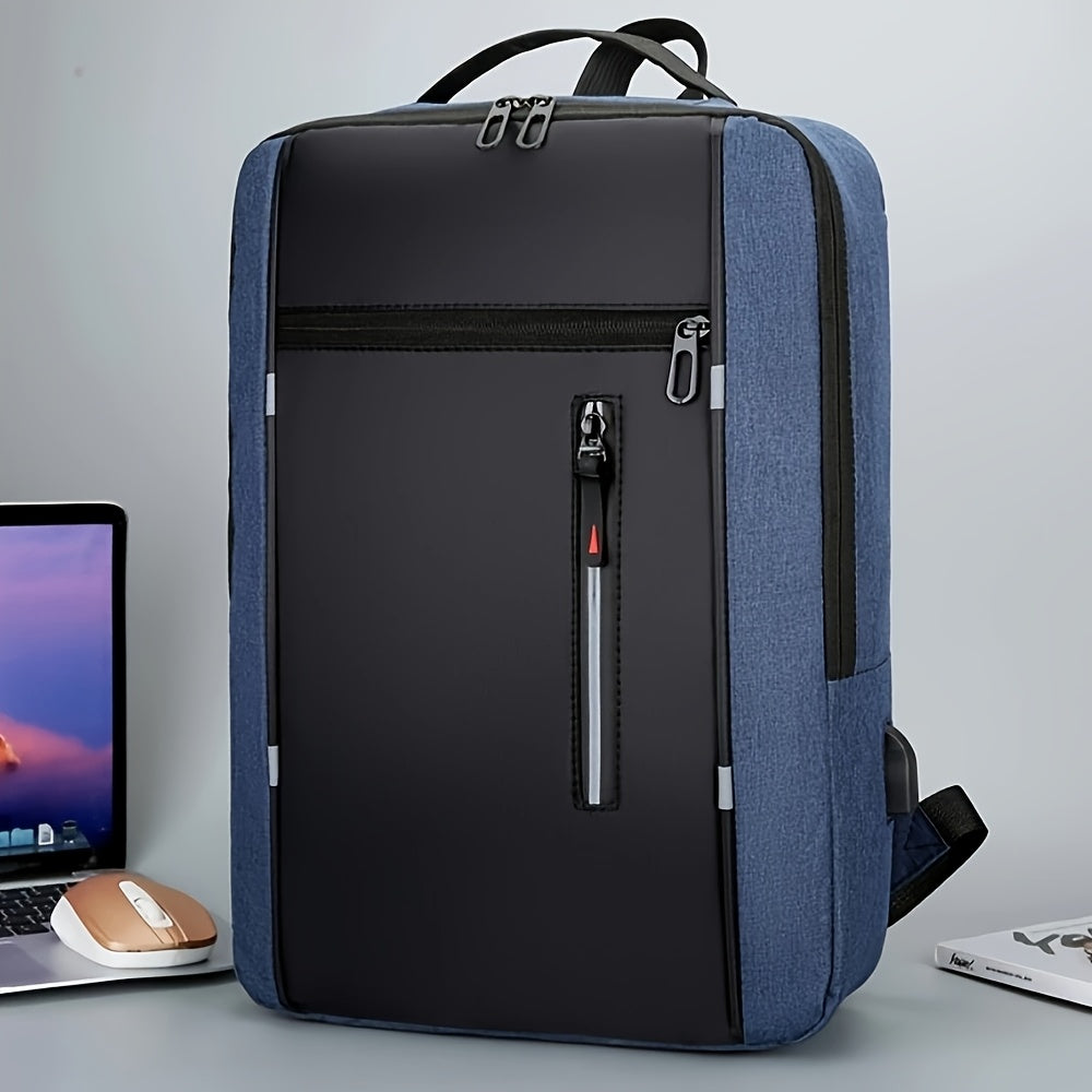 INNBagOther Stylish Unisex Business Backpack - Large Capacity, Multi-Compartment, Adjustable Straps, Durable for Travel, Commuting & Outdoor Adventures, Blac